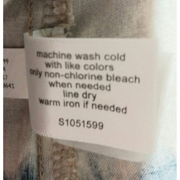 Lane Bryant Womens Size 18/20 Rayon Long Sleeve Tie-Dye Button Front Shirt Top B - Picture 6 of 6